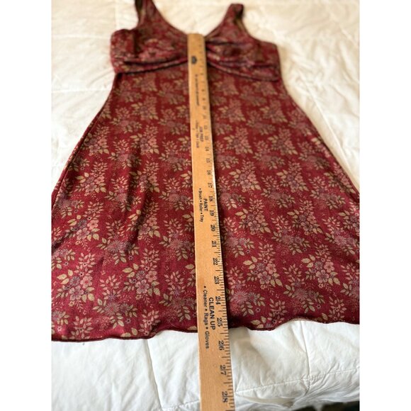 Cider Baby doll M  Floral V-Neck Sleeveless Midi Dress Romantic Euro Summer y2k - Picture 11 of 15